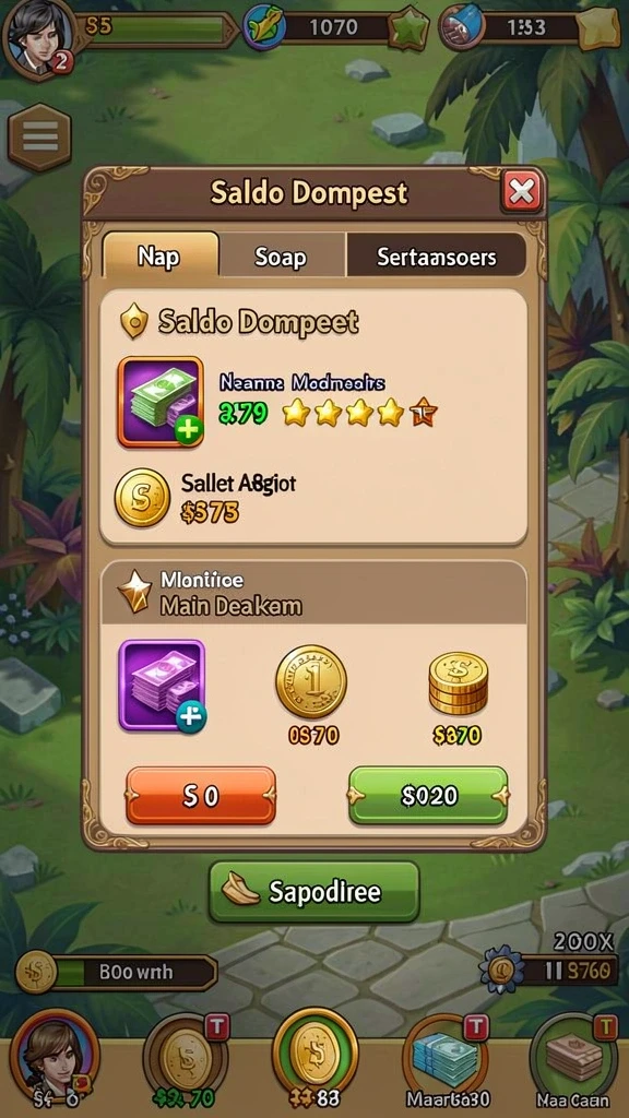 Berbagai pilihan permainan yang bisa dinikmati dalam satu aplikasi.