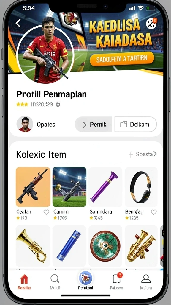 Berbagai pilihan permainan yang menyenangkan dan menarik.