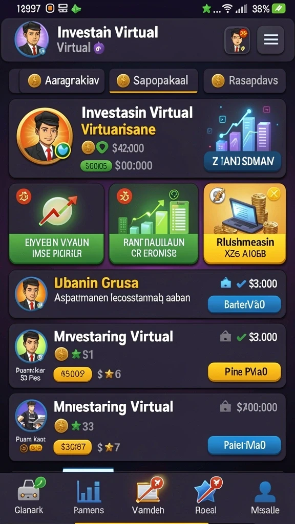 Tampilan awal yang menarik dan intuitif.