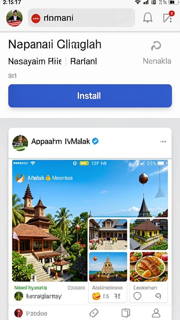Tampilan antarmuka yang mudah dinavigasi.