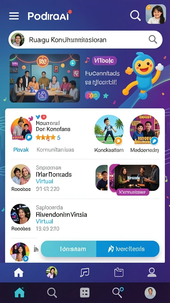 Momen seru saat menyelesaikan level menantang.