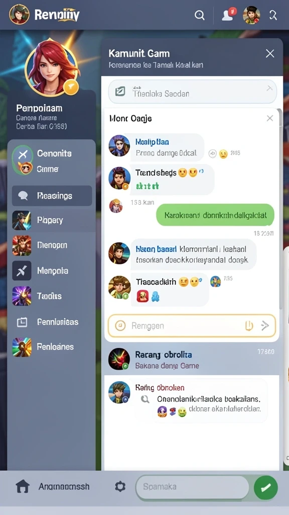 Berbagai pilihan permainan yang seru dan menghibur.