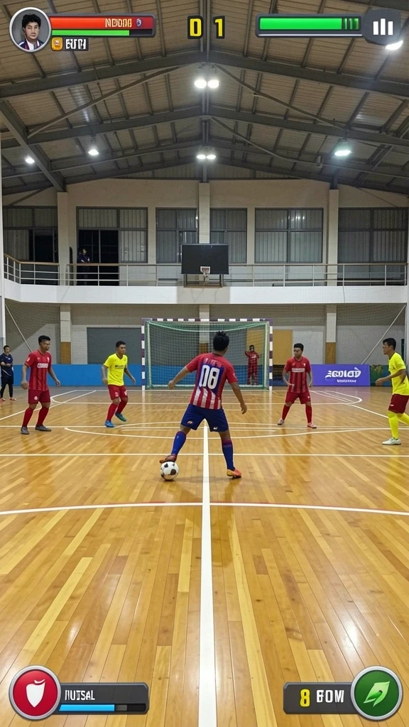 Tangkapan layar menunjukkan interaksi sosial antar pemain.