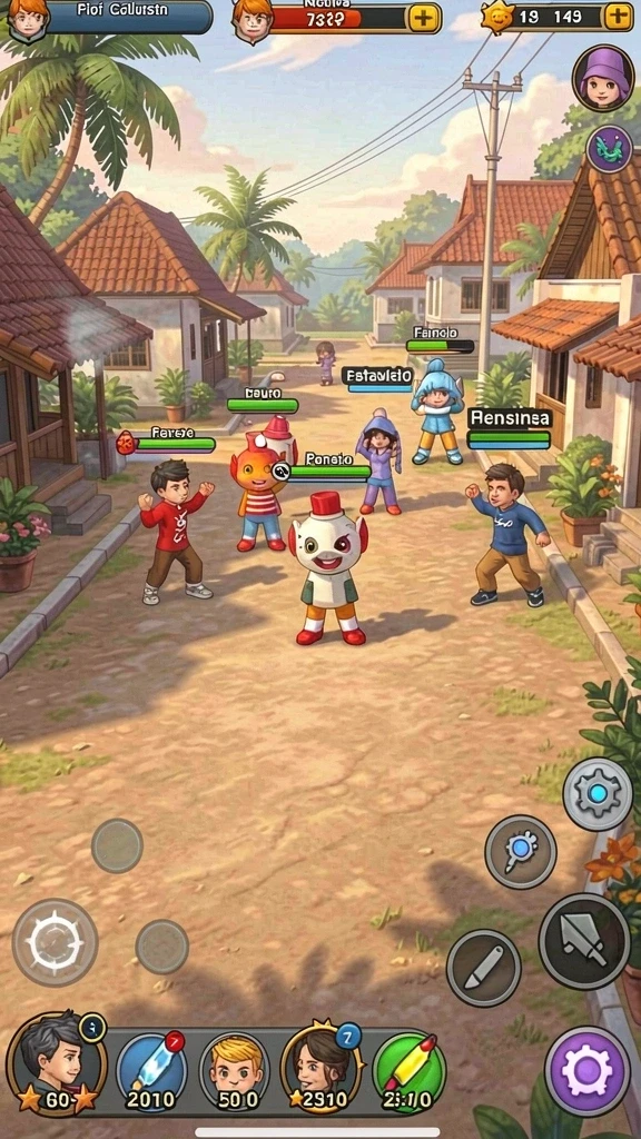 Fitur multiplayer yang menyenangkan dan interaktif.