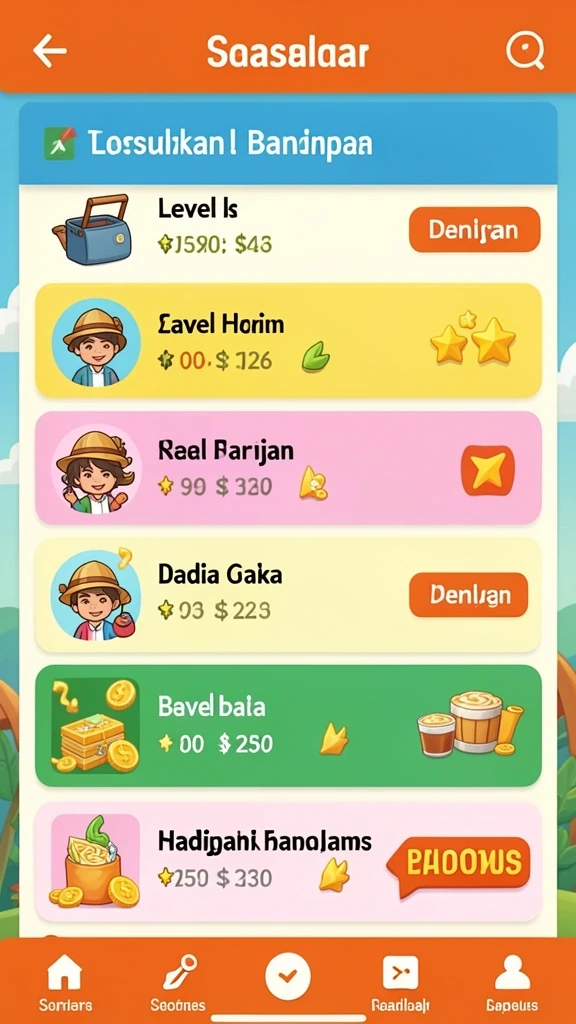 Grafis yang kaya dan memukau di setiap level.