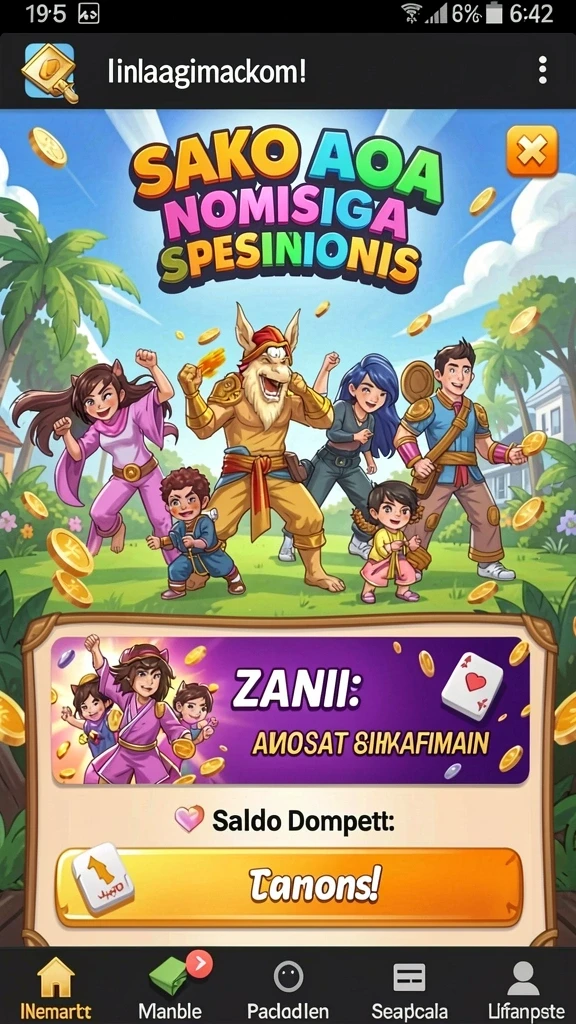 Tampilan utama game JKT303 yang menarik.