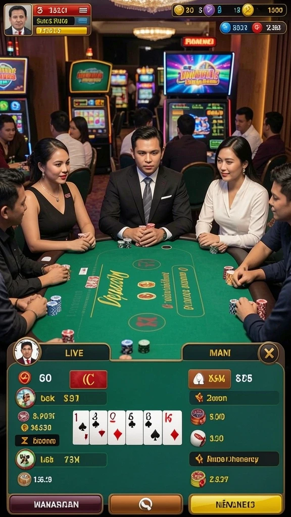 Tampilan level menantang yang memukau.
