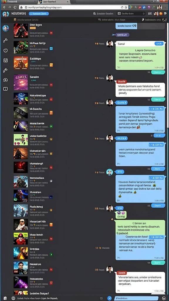 Gambar fitur turnamen yang kompetitif.