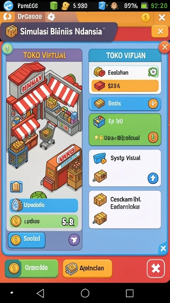 Tampilan antarmuka yang menarik dan mudah digunakan.