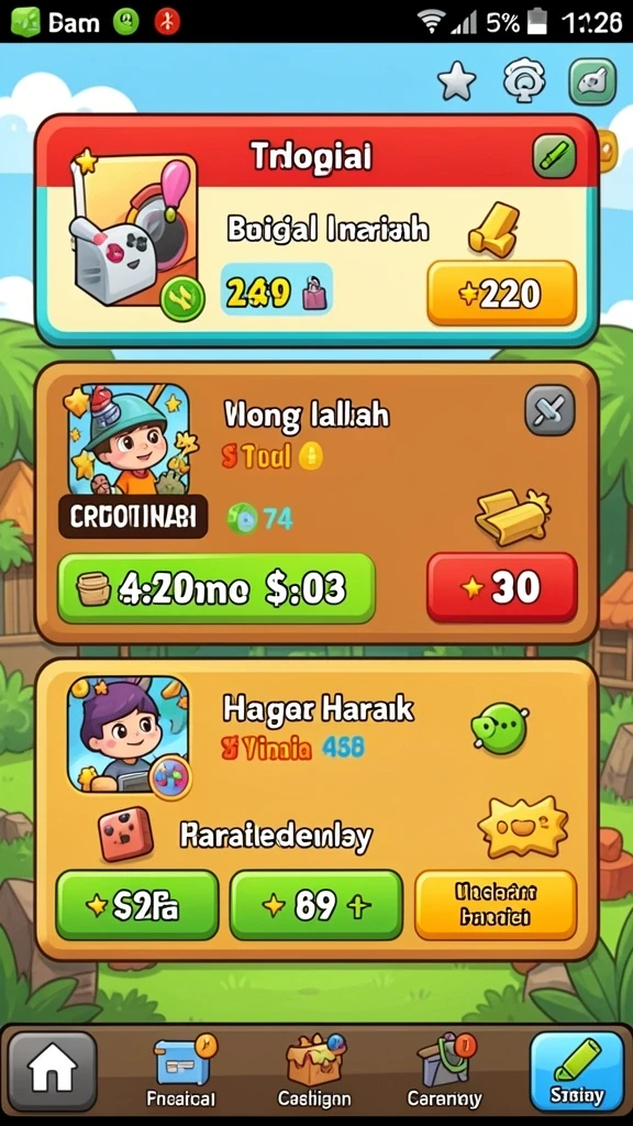 Tampilan antarmuka yang menarik dan intuitif.