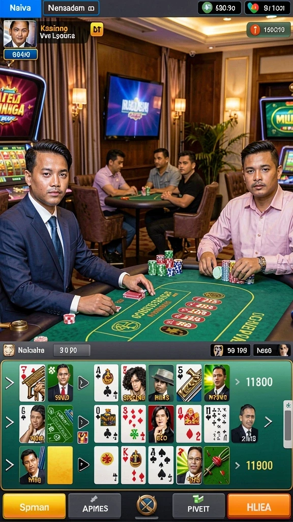 Tampilan antarmuka yang intuitif dan menarik.