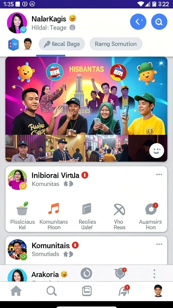Fitur multiplayer yang memungkinkan bermain bersama teman.