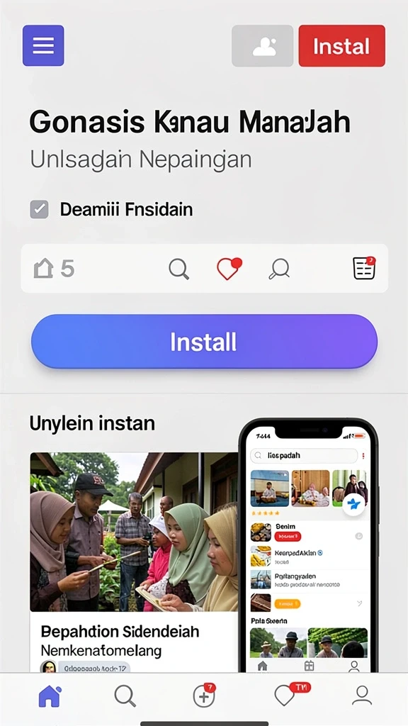 Tampilan permainan yang menarik dan penuh warna.