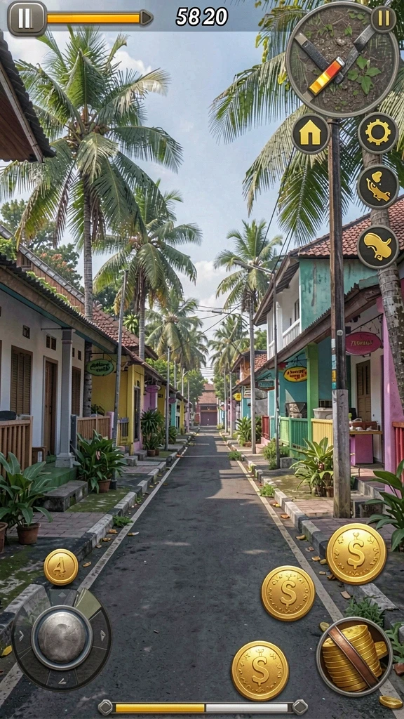 Misi yang bervariasi untuk setiap level yang dimainkan.