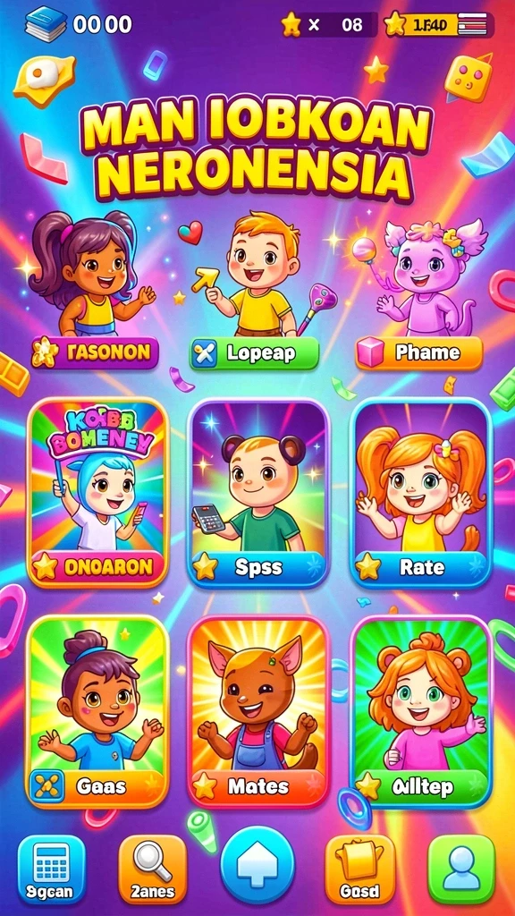 Tampilan menarik dari permainan slot yang tersedia.