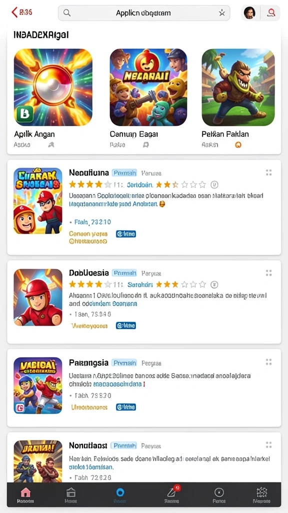 Screenshot menunjukkan dunia 4 dimensi yang kaya warna.