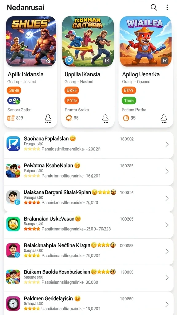 Pengaturan mode permainan yang beragam dan seru.