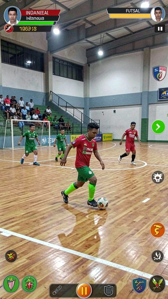 Screenshoot menunjukkan pertempuran udara yang dramatis.