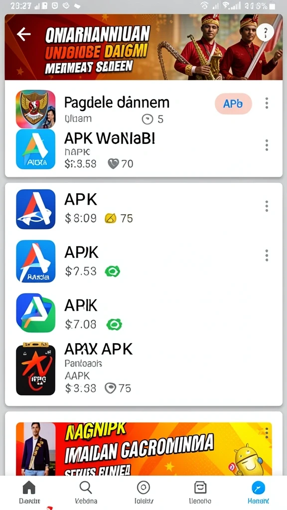 Tampilan menarik dari layar utama aplikasi VIP333.