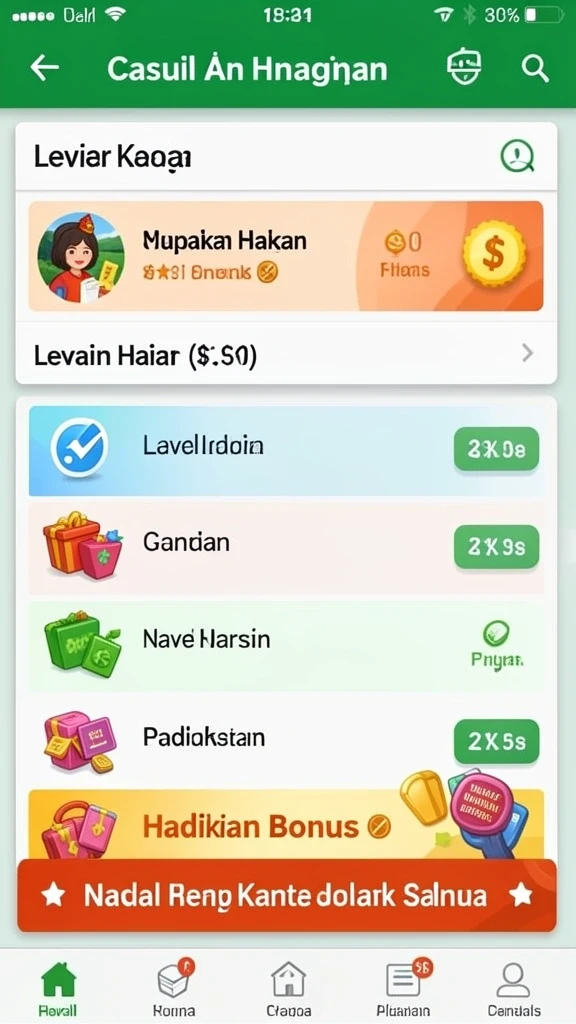 Tampilan antarmuka yang menarik dan intuitif.