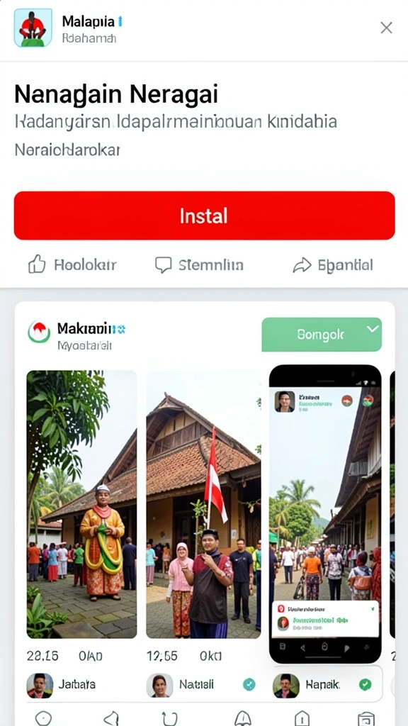 Tangkapan layar menunjukkan aksi seru di dalam permainan.